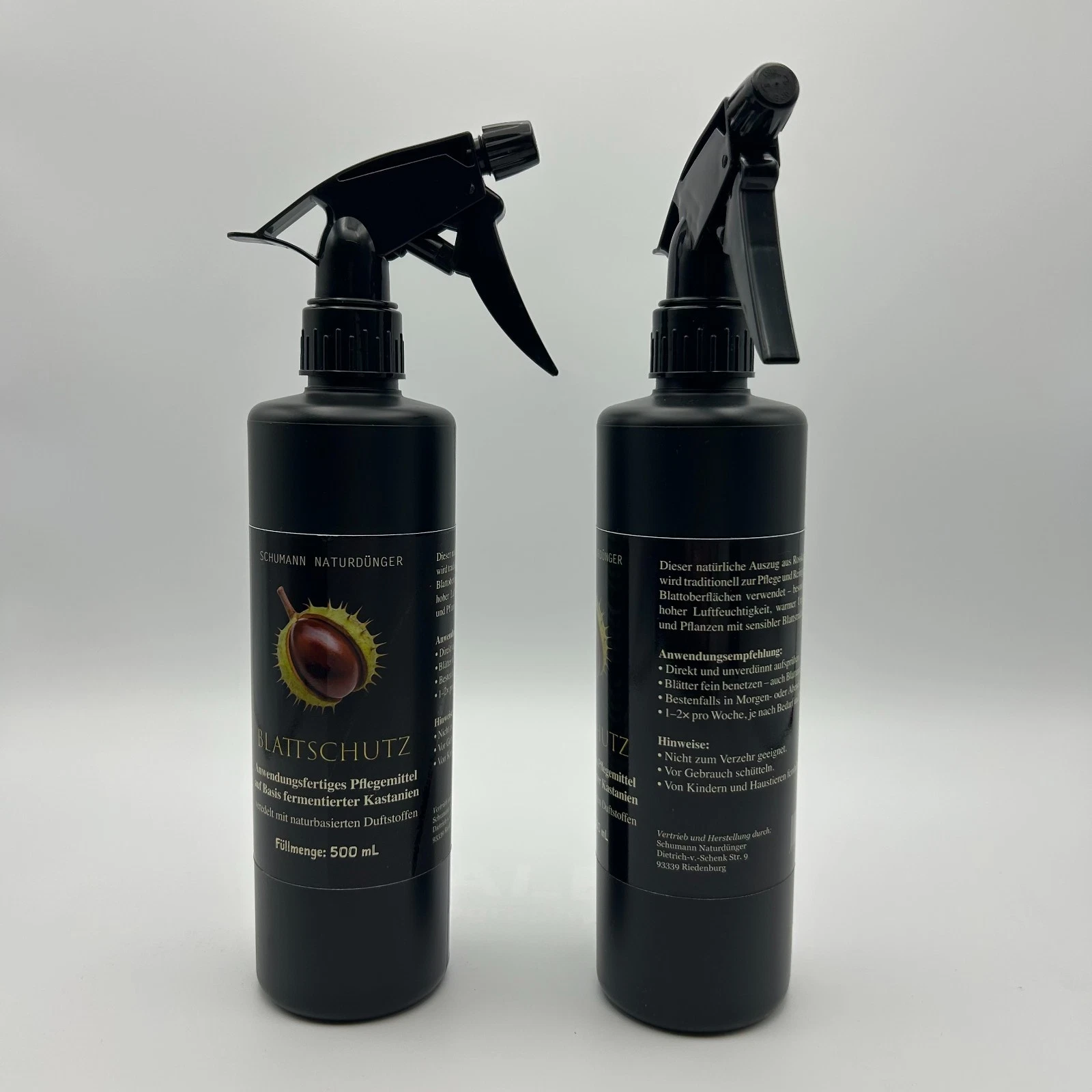 Blattschutz – Spray de marron d'Inde 2x500ml – Protection BIO des plantes